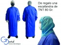 Bata impermeable azul francia                          