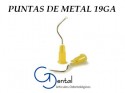 PUNTAS DE METAL 19GA DENTO-INFUSOR C/U